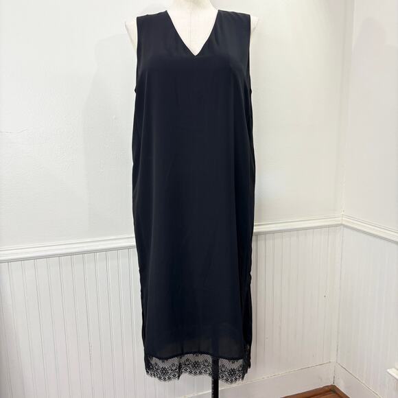 Who What Wear Plus Size XXL Shift Dress Sleeveless V Neck Lace Trim Whimsigoth - Picture 1 of 13